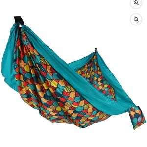 EQUIP One Person Travel Hammock BNIP // Beautiful Pattern - Scales Design ☀️☀️